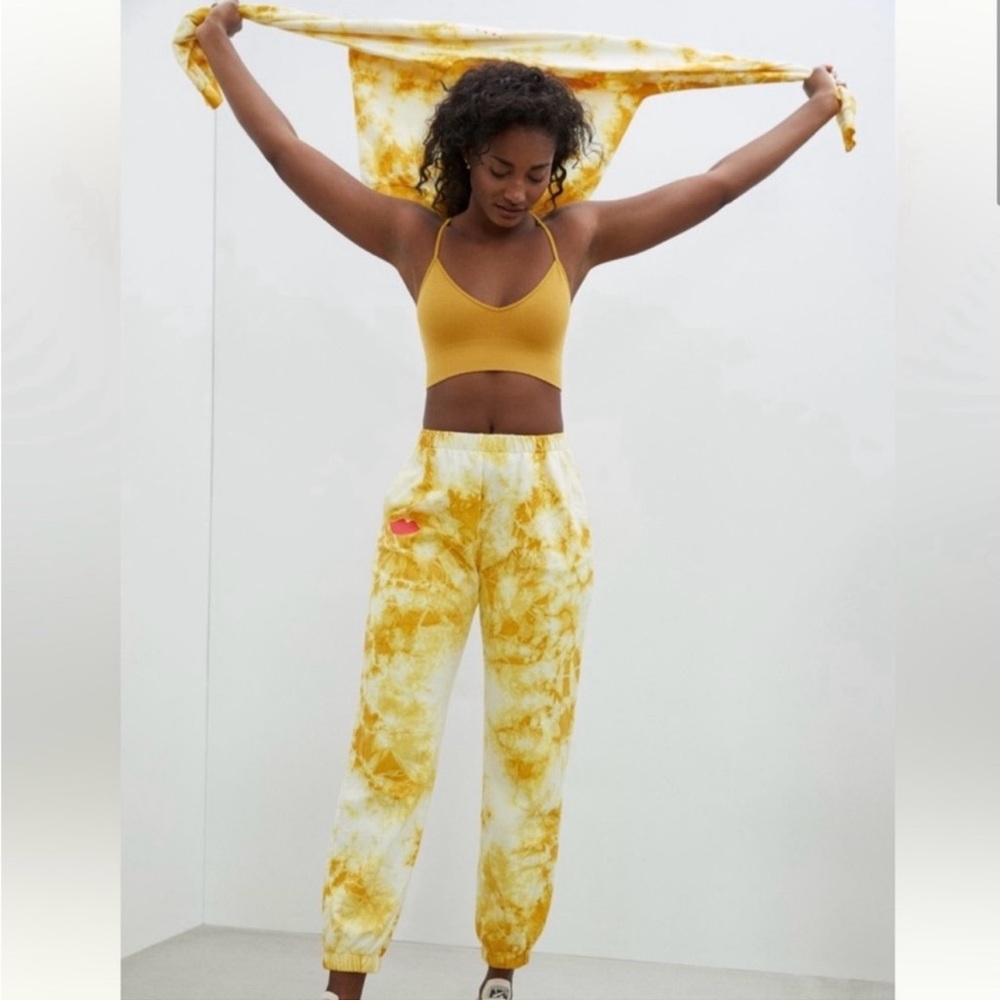 Clare V marigold yellow sweatpants for matching set! Size small.